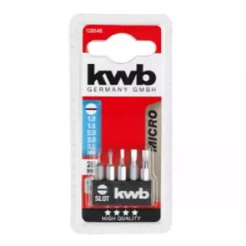 Σετ μυτών κατσαβιδιού KWB 128540 — 5 τεμ., επίπεδες μύτες, 28 mm