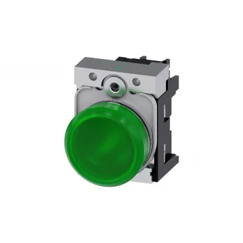 Siemens 3SU1152-6AA40-1AA0 φωτεινή λυχνία συναγερμού 24 V πράσινη