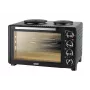Unold Small kitchen all in one, Ελεύθερη κουζίνα, Μαύρο, Περιστροφικοί διακόπτες, Μαύρο, Μέταλλο, Γυαλί