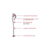ESGE G 350 Gastro Max, Ραβδομπλέντερ, 3,5 m, 350 W, Γκρι, Λευκό