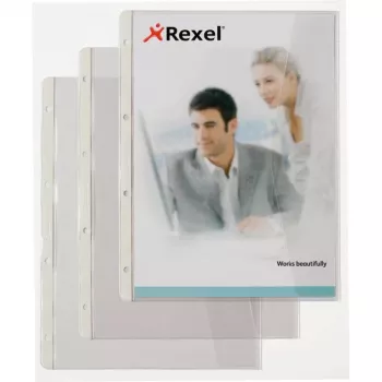 Rexel Φάκελος εγγράφων με πτυσσόμενο κάλυμμα, 210 x 297 mm (A4), Διαφανές, 0,13 mm, 233 mm, 301 mm, 2 mm