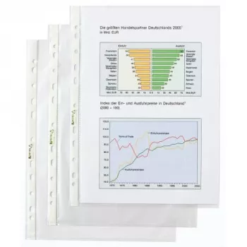Rexel Θήκη - Premium ποιότητα, 210 x 297 mm (A4), Διαφανές, Πολυπροπυλένιο (PP), Κάθετη διάταξη, 10 τεμ.