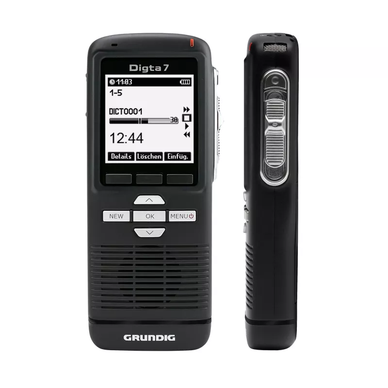 Grundig Digta 7 Stand-Alone-Kit Εσωτερική μνήμη & Κάρτα flash μνήμης Μαύρο