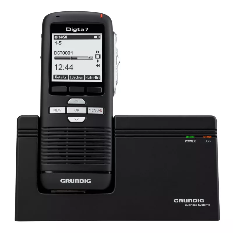 Grundig Digta 7 Stand-Alone-Kit Εσωτερική μνήμη & Κάρτα flash μνήμης Μαύρο