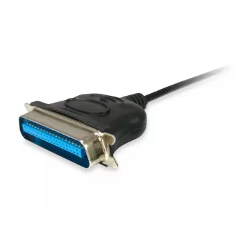 Equip Καλώδιο προσαρμογέα USB-A σε Παράλληλο (Centronics 36), 1,5 m, Μαύρο
