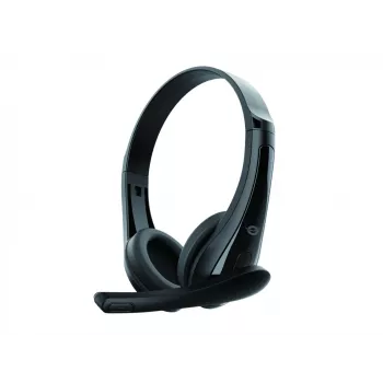 Ενσύρματο Headset CONCEPTRONIC POLONA06B3T, Στερεοφωνικό 3,5 mm, Μικρόφωνο με μείωση θορύβου, supraaural, 20–20000 Hz, Καλώδιο 1,8 m, μαύρο