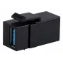Μονάδα Keystone ShiverPeaks S/CONN 08-10041 επίπεδη μαύρο USB A