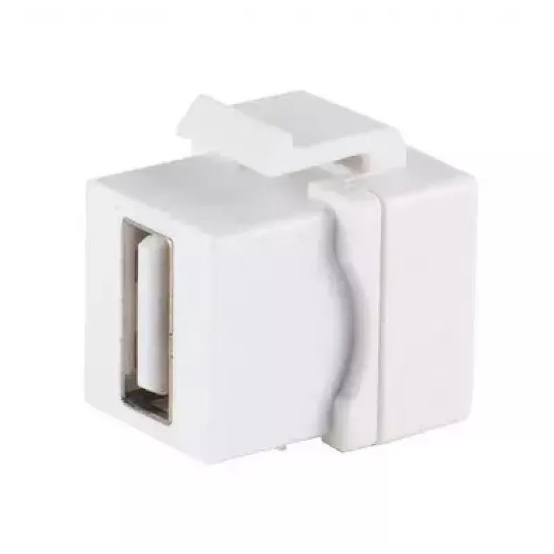 Μονάδα Keystone ShiverPeaks 08-10044 επίπεδη λευκό USB A