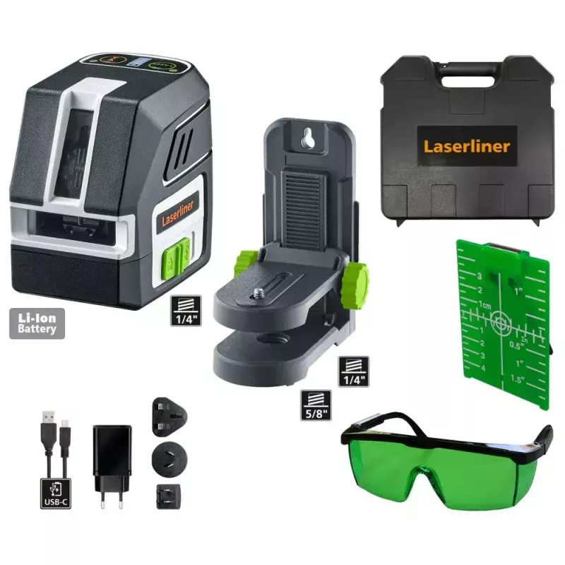 Laser γραμμής Laserliner PocketCross-Laser 2G οριζόντιο κάθετο πολύχρωμο