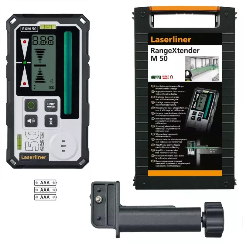 Αποστασιόμετρο λέιζερ Laserliner RangeXtender M50 μαύρο εμβέλεια 50m