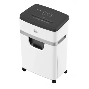 Καταστροφέας εγγράφων HP OneShred 12MC μικροκοπή 2x15 mm 12 φύλλα 25 L 65 dB 220 mm λευκό
