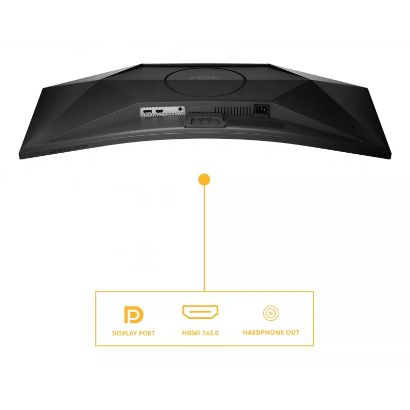 AOC B3 CU34B3E οθόνη υπολογιστή 86,4 cm (34 inch) 3440 x 1440 Pixel Wide Quad HD LED μαύρο