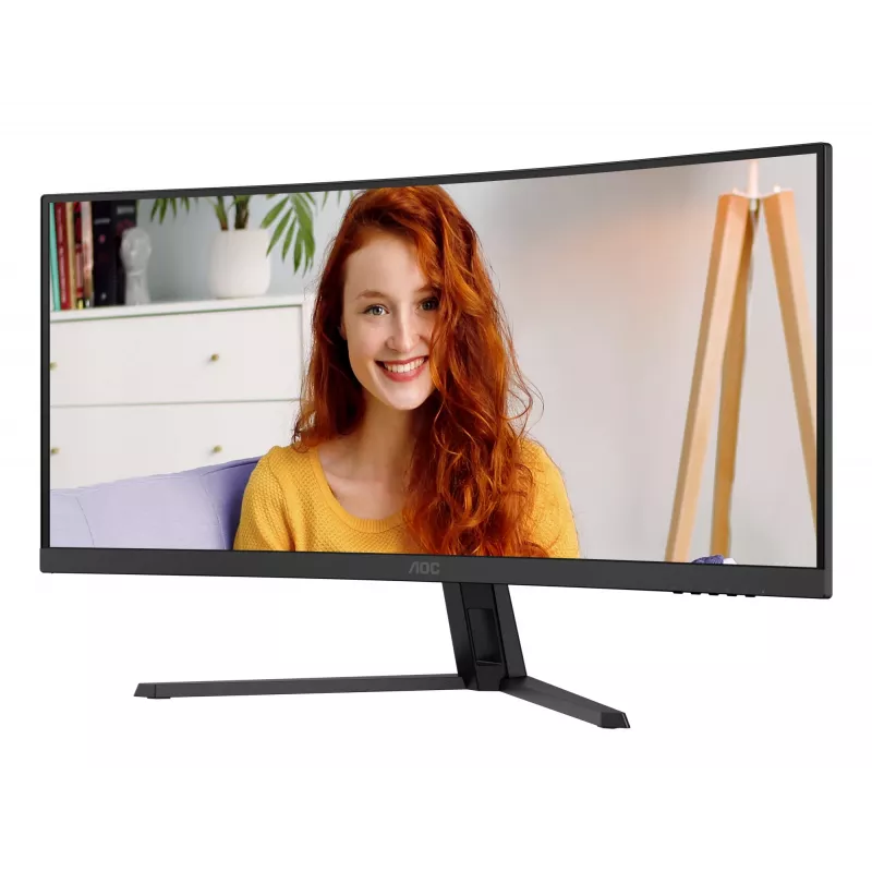 AOC B3 CU34B3E οθόνη υπολογιστή 86,4 cm (34 inch) 3440 x 1440 Pixel Wide Quad HD LED μαύρο