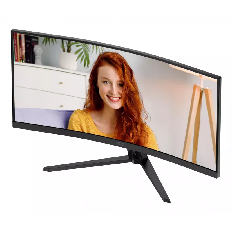 AOC B3 CU34B3E οθόνη υπολογιστή 86,4 cm (34 inch) 3440 x 1440 Pixel Wide Quad HD LED μαύρο