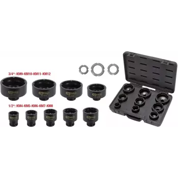 Σετ καρυδακίων KS Tools 450.5020 — 9 καρυδάκια, βάρος 7,82 kg