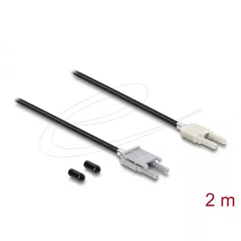 Καλώδιο-αντάπτορας οπτικών ινών DELOCK 91028 multi-mode, 2 m, μαύρο/γκρι