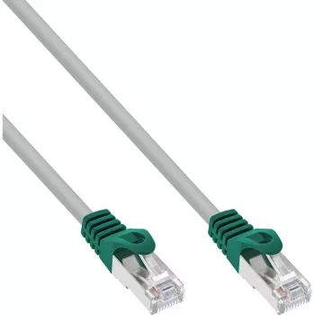 InLine Καλώδιο patch crossover PC σε PC SF/UTP Cat.5e γκρι 3m