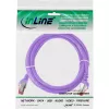 InLine Patchkabel S/FTP PiMF Cat.6 250MHz PVC χαλκό μοβ 3m