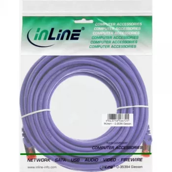 InLine Patchkabel S/FTP PiMF Cat.6 250MHz PVC χαλκό λιλά 7,5m