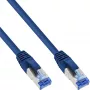 InLine Καλώδιο patch S/FTP PiMF Cat.6A χωρίς αλογόνα 500 MHz μπλε 20 m