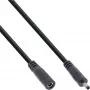 InLine Καλώδιο προέκτασης DC, βύσμα/υποδοχή DC 3,5x1,35mm, AWG 18, μαύρο 2m