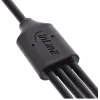 InLine Καλώδιο φόρτισης USB 4in1 Y, 1x βύσμα USB-A σε 4x βύσμα USB-C, μαύρο 2m