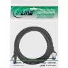 InLine Καλώδιο patch, Cat.6A, S/FTP, TPE εύκαμπτο, μαύρο, 0,25 m