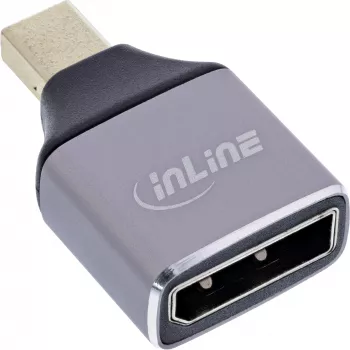 InLine 17291C Προσαρμογέας καλωδίου DisplayPort Mini DisplayPort Γκρι, Μαύρο