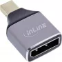 InLine 17291C Προσαρμογέας καλωδίου DisplayPort Mini DisplayPort Γκρι, Μαύρο