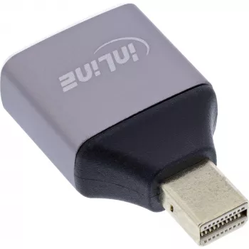 InLine 17291C Προσαρμογέας καλωδίου DisplayPort Mini DisplayPort Γκρι, Μαύρο
