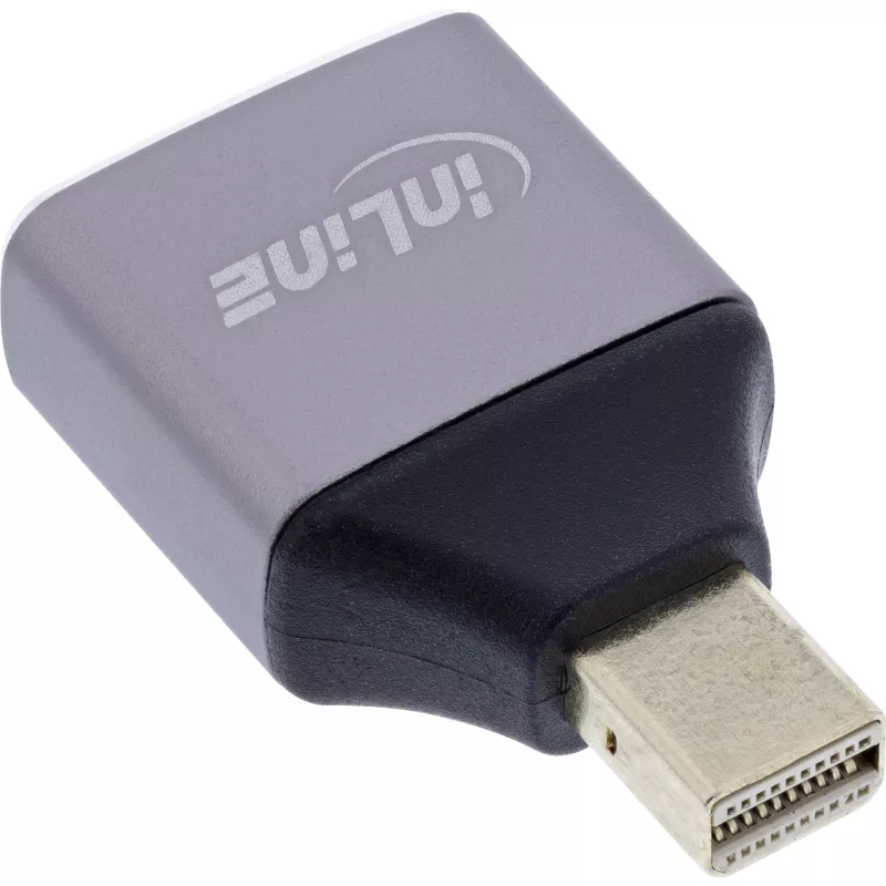 InLine 17291C Προσαρμογέας καλωδίου DisplayPort Mini DisplayPort Γκρι, Μαύρο