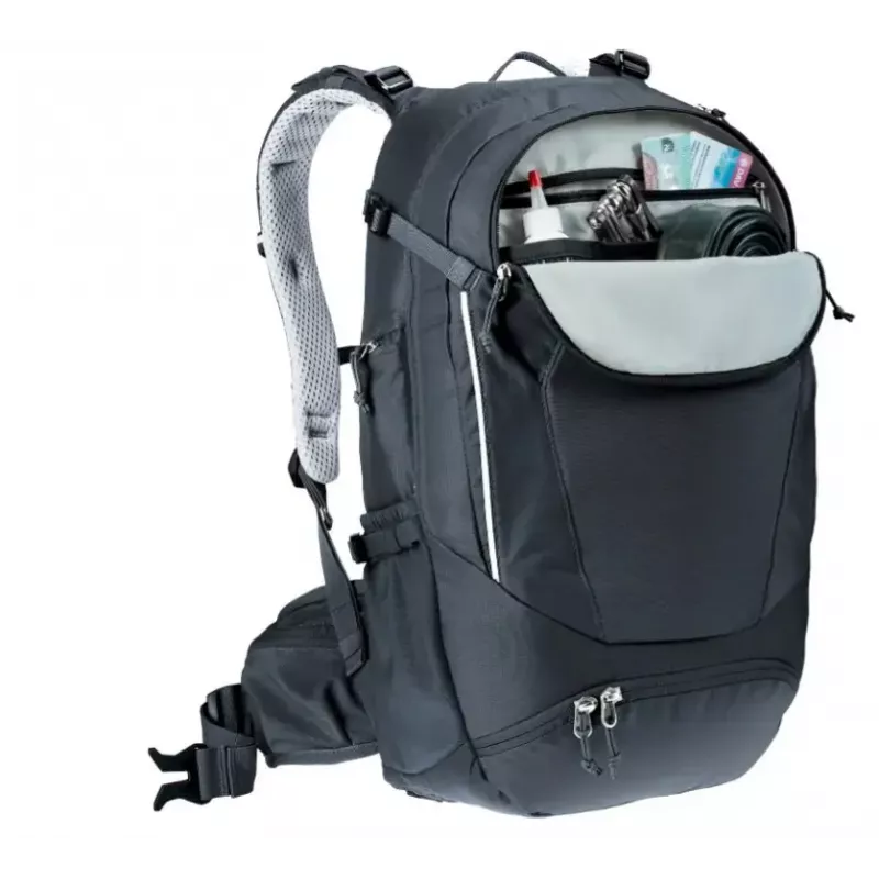 Σακίδιο πλάτης DEUTER Trans Alpine 24 — σακίδιο ποδηλάτου, 24 L, μαύρο