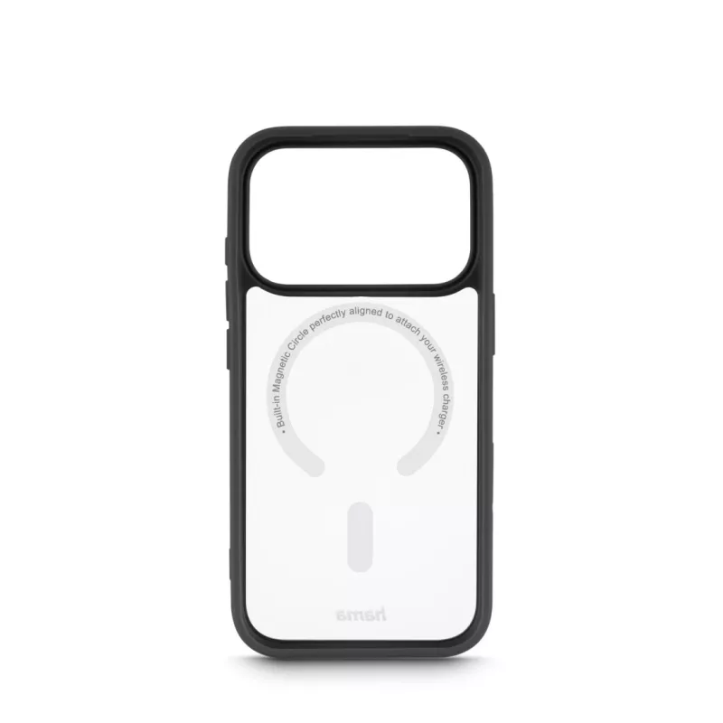 Hama Frame Protect Θήκη κινητού 16 cm (6,3 ίντσες) Cover Διάφανο, Μαύρο