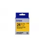 Epson Label Cartridge Pastel LK-6YBP μαύρο/κίτρινο 24mm (9m)