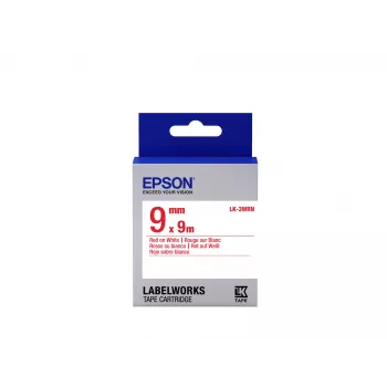 Epson Label Cartridge Standard LK-3WRN κόκκινο/λευκό 9mm (9m), κόκκινο σε λευκό, Ιαπωνία, 9 mm, 9 m, 1 τεμ., 25 mm