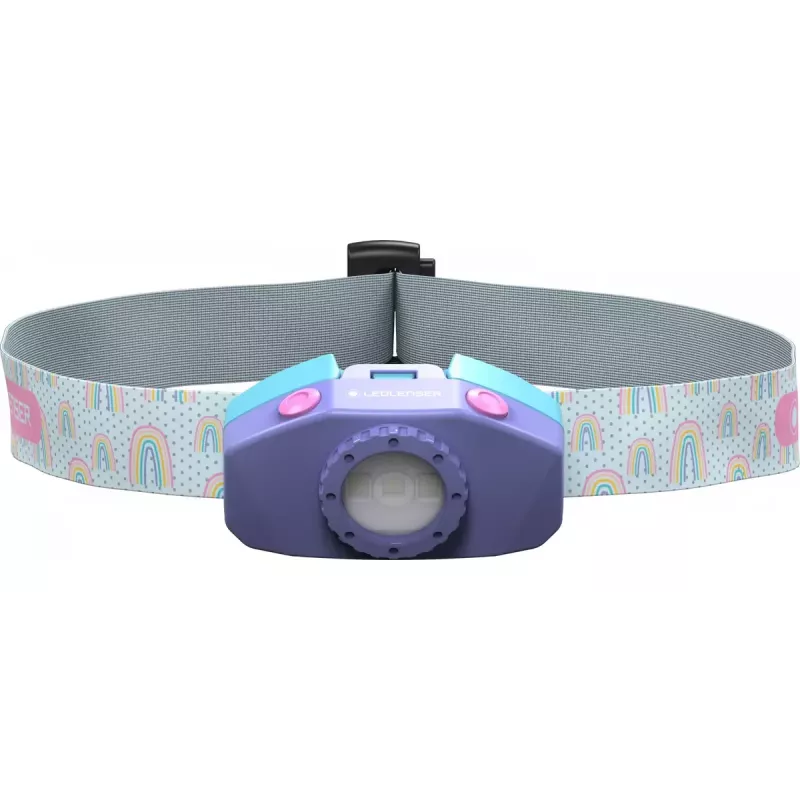 Φακός κεφαλής Ledlenser KIDLED2 βιολετί λευκός LED 5 lm