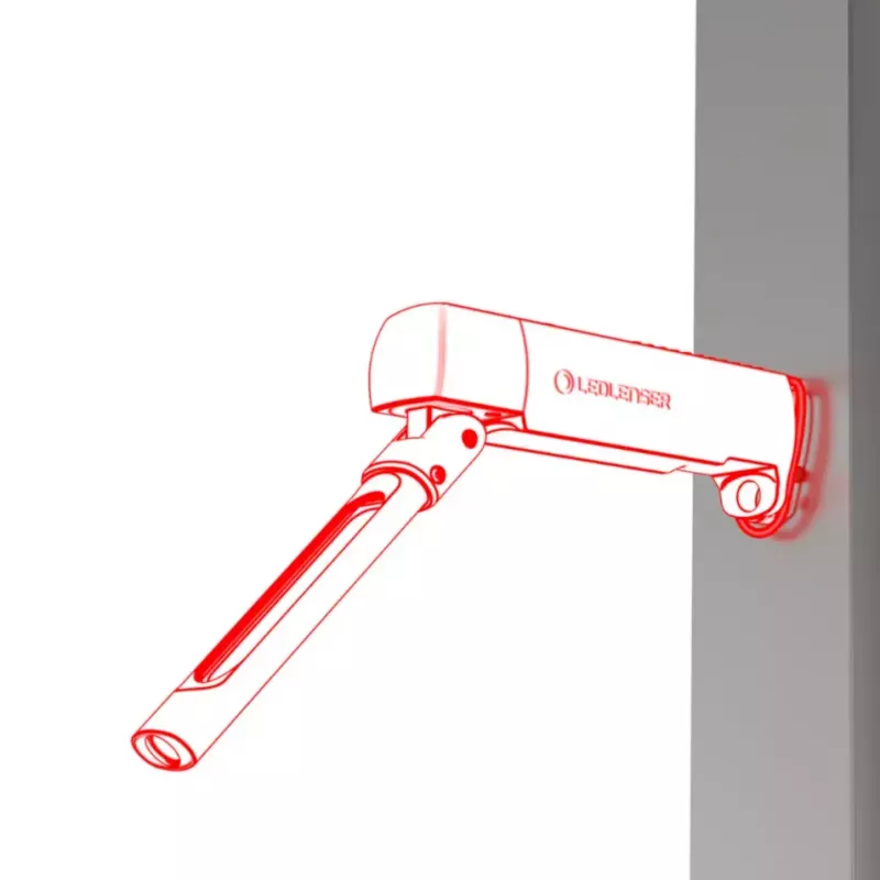 Φορητός φακός εργασίας Ledlenser 502736 12 W LED μαύρος