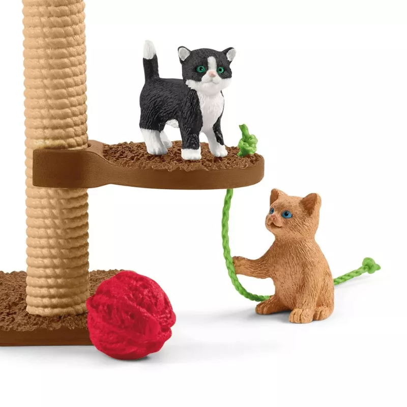 Playset Schleich FARM WORLD διασκέδαση για γλυκά γατάκια