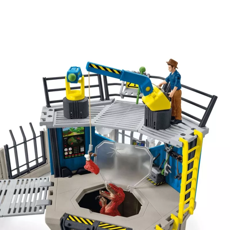 Σετ παιχνιδιού δεινοσαύρων Schleich Μεγάλος ερευνητικός σταθμός δεινοσαύρων