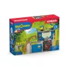 Σετ παιχνιδιού δεινοσαύρων Schleich Μεγάλος ερευνητικός σταθμός δεινοσαύρων