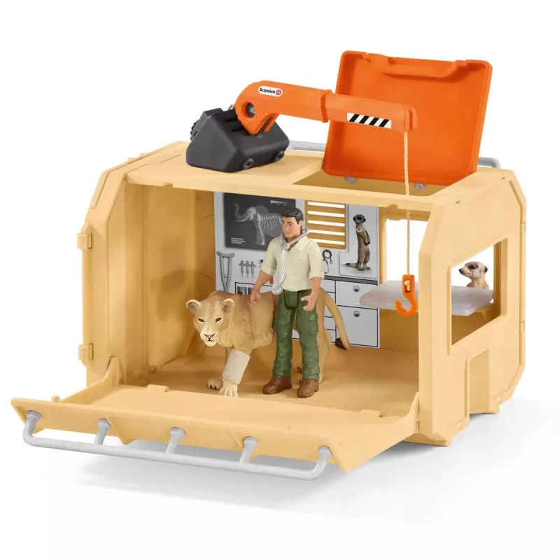Μεγάλο φορτηγό διάσωσης ζώων Schleich WILD LIFE 42475