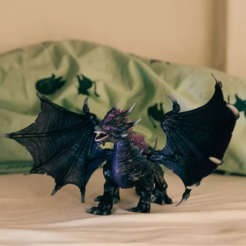 Παιχνίδι Schleich ELDRADOR CREATURES Schattendrache μαύρο μωβ 70152