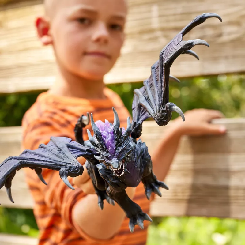 Παιχνίδι Schleich ELDRADOR CREATURES Schattendrache μαύρο μωβ 70152