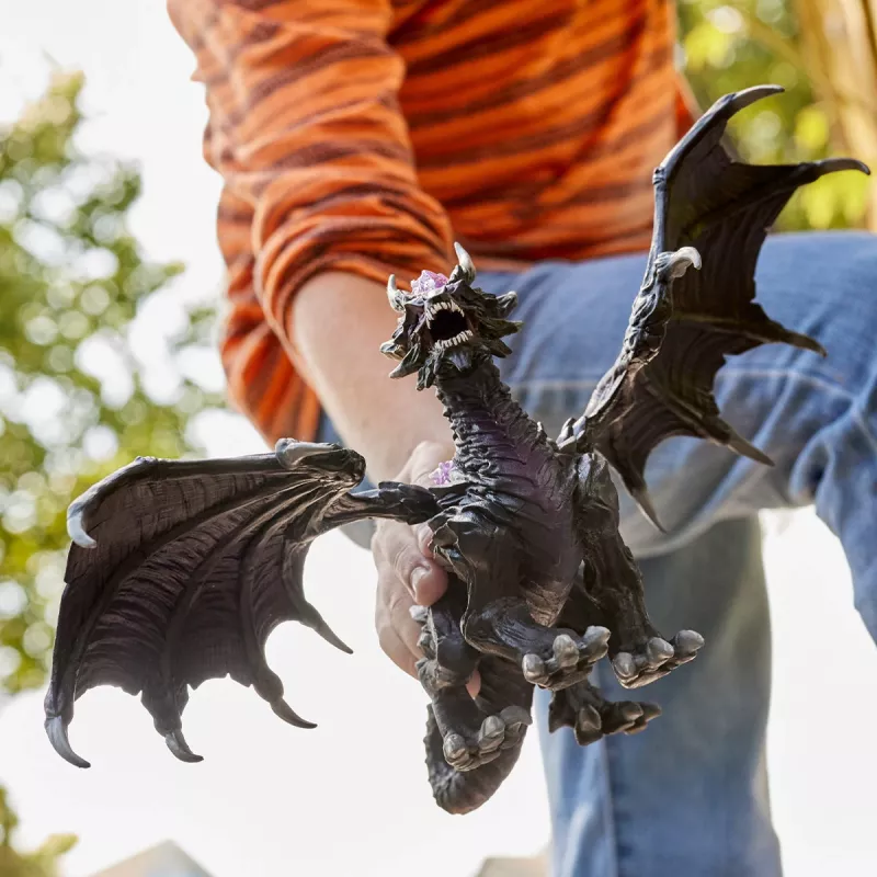 Παιχνίδι Schleich ELDRADOR CREATURES Schattendrache μαύρο μωβ 70152