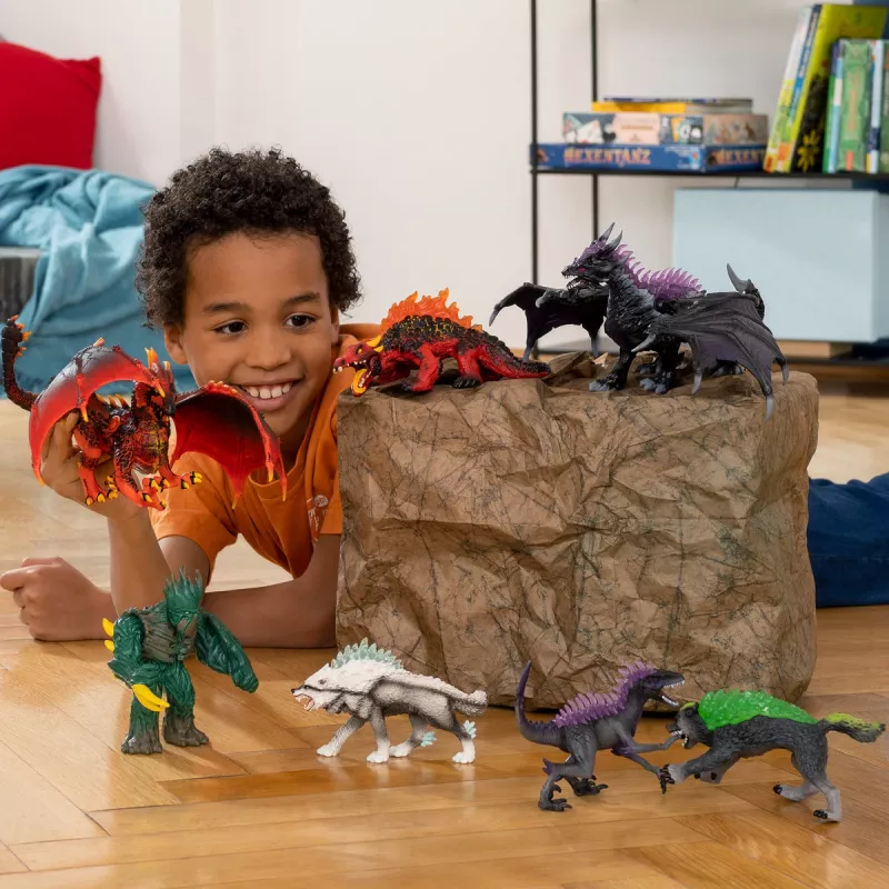 Παιχνίδι Schleich ELDRADOR CREATURES Schattendrache μαύρο μωβ 70152