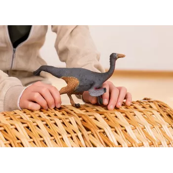 schleich Dinosaurs Gallimimus, 4 έτη, Η κατάκτηση της Γης, Δεινόσαυροι και ηφαίστειο, καφέ, γκρι, κόκκινο