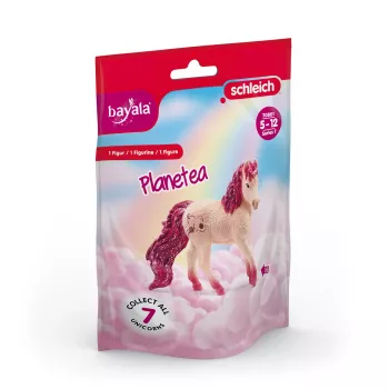 Schleich Συλλεκτική φιγούρα μονόκερος Planetea, ροζ, για παιδιά από 5 ετών