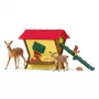 Σετ δασικών ζώων Schleich 42658S Πολύχρωμα αξεσουάρ ταΐσματος