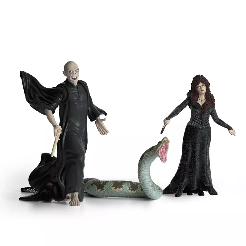 Σετ φιγούρων Schleich Lord Voldemort Nagini Bellatrix Lestrange πολύχρωμο