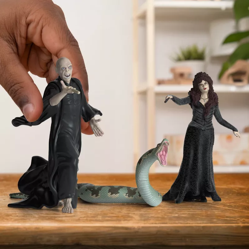 Σετ φιγούρων Schleich Lord Voldemort Nagini Bellatrix Lestrange πολύχρωμο